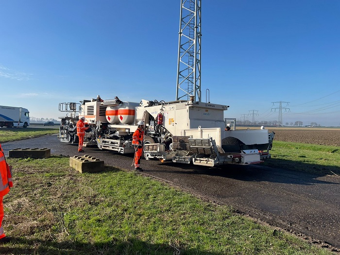 De eerste resultaten van de Asfalt Recycling Train