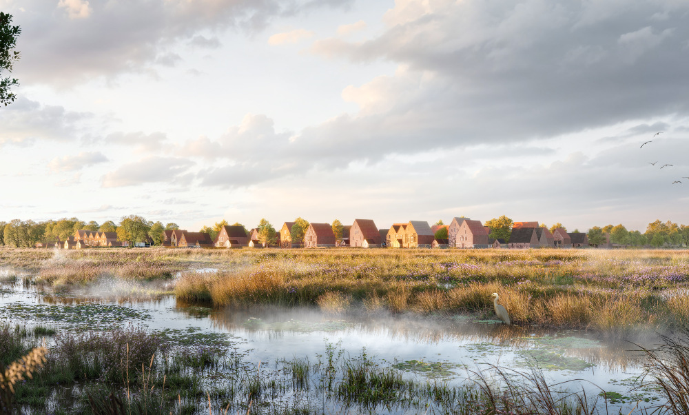 Gebiedsontwikkeling Lange Weeren (Volendam; beeld: BPD)